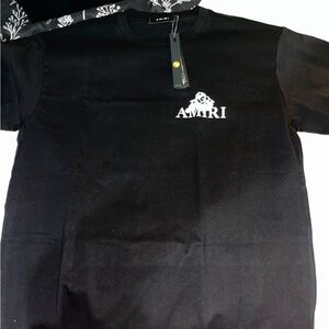 AMIRI Black Short Sleeve Tee